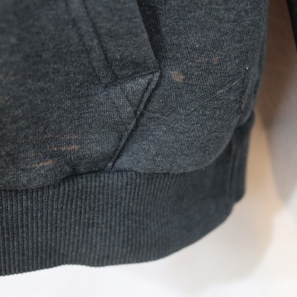 Puma Gray Graphic Logo Hoodie Sweatshirt  Athletic Athlesiure LG - Picture 8 of 12